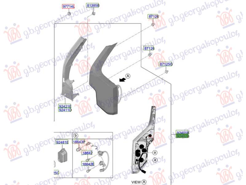 Kia ev3 2024- STOP LAMPA (ORIGINALNI)