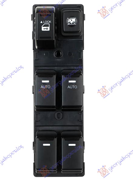 Kia sorento 2009-2012 (xm) PREKIDAC U PREDNJIM VRATIM (4 TASTERA) (AUTO VOZAC & SUVOZAC) (16 PIN)