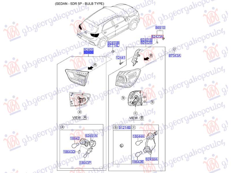 Kia stonic 2017-2025 (yb) STOP LAMPA UNUTRASNJA (ORIGINALNI)