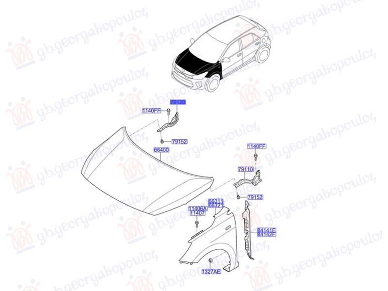 Kia stonic 17- MAKAZE HAUBE (O)