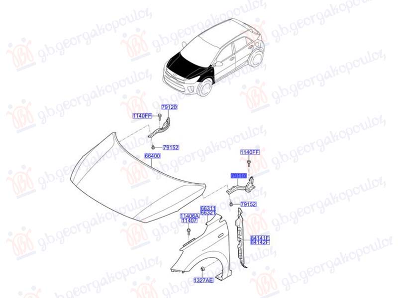 Kia stonic 17- MAKAZE HAUBE (O)