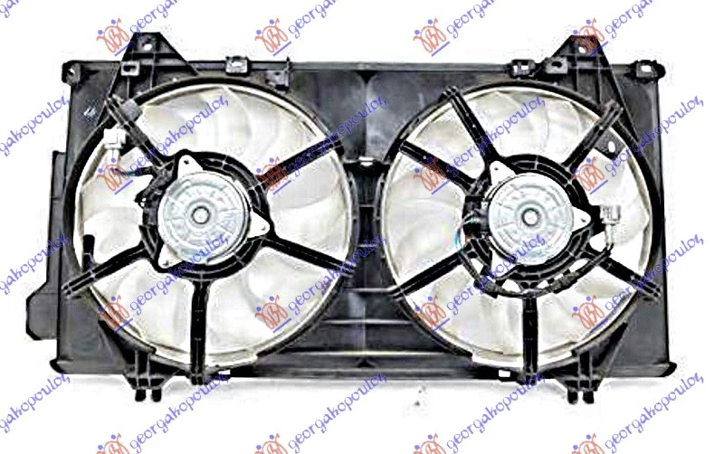 Mazda 6 13-16 VENTILATOR (DUPLI) KOMPLET (2.0/2.4 BENZIN)