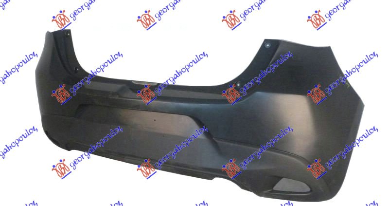 Mazda 2 2014-2020 (dl/dj) ZADNJI BRANIK (SA INTEGRISANIM SPOJLEROM) (SA OTVORIMA ZA KATADIOPTERE) (neofarban)
