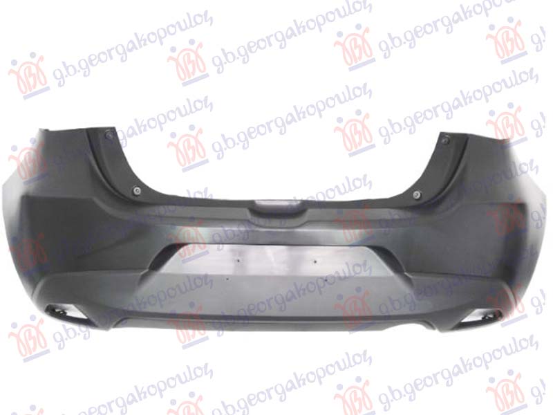 Mazda 2 2014-2020 (dl/dj) ZADNJI BRANIK (SA INTEGRISANIM SPOJLEROM) (BEZ OTVORA ZA KATADIOPTERE)
