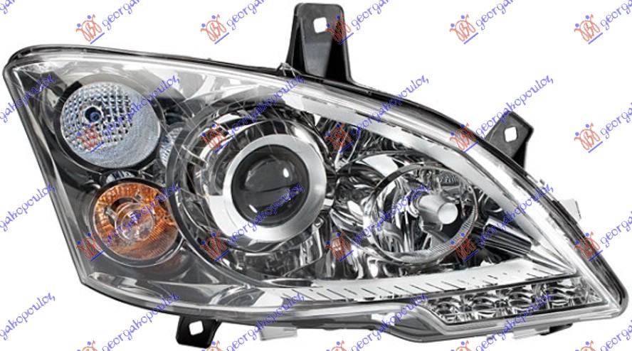 Mercedes vito (w639) & viano 10-15 FAR Bi-XENON AFS SA LED DNEVNIM SVETLOM (DEPO)