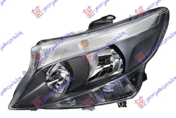 Mercedes vito 2015- (w447) FAR ELEKTRICNI CRNI (HELLA)