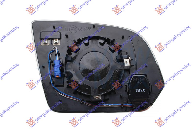 Mercedes vito 2015- (w447) STAKLO RETROVIZORA SA GREJACEM (MRTAV UGAO) (ASFERICNO)