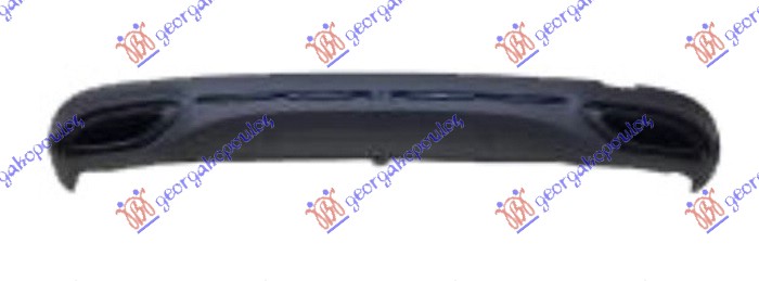 Mercedes a class sedan 2018- (v177) SPOJLER ZADNJEG BRANIKA (2 OTVORA ZA CEVI AUSPUHA)