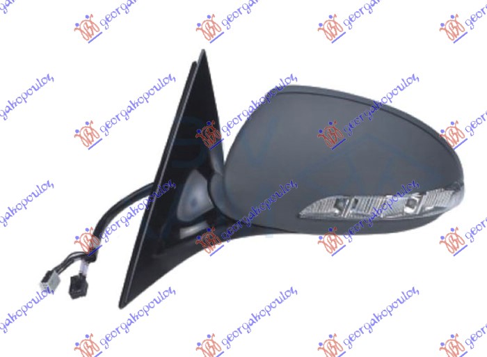 Mercedes cls coupe 2004-2008 (w219) RETROVIZOR ELEKTRICNI SA GREJACEM PM (MEMORIJA) (MIGAVAC) (SVETLO) (ASFERICNO STAKLO)
