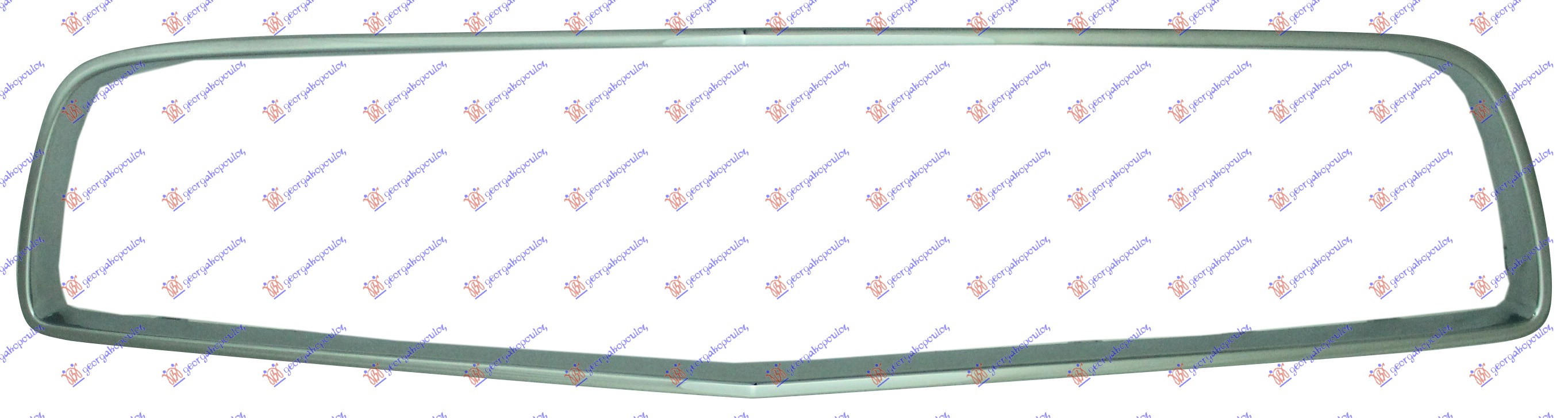 Mercedes cls coupe 2010-2014 (w218) OKVIR PVC MASKE HROM