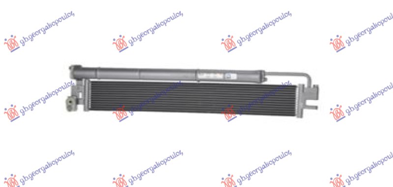 Mercedes eqs 2021- (v297) HLADNJKA KLIME (DONJI) (630x840x12) (NISSENS)