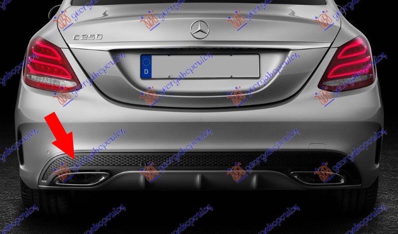 RESETKA ZADNJEG BRANIKA (PDS SENZOR) (AMG-LINE)