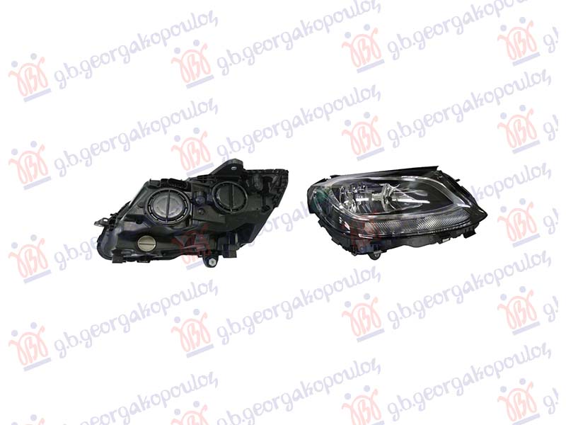 Mercedes c class sdn/s.w. 2018-2021 (w205) FAR SA LED DNEVNIM SVETLOM (H7/H7/PWY24W/LED) (DEPO)