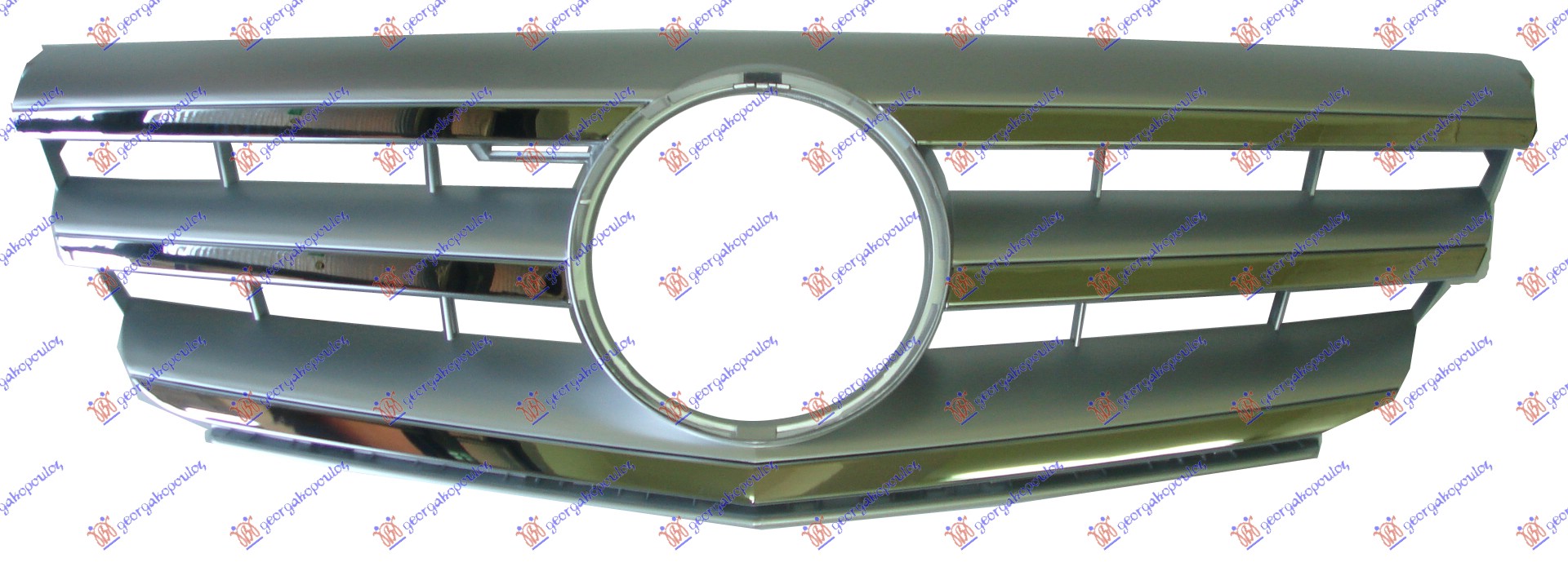 Mercedes b class (w245) 08-11 PVC MASKA HROM/SREBRNA