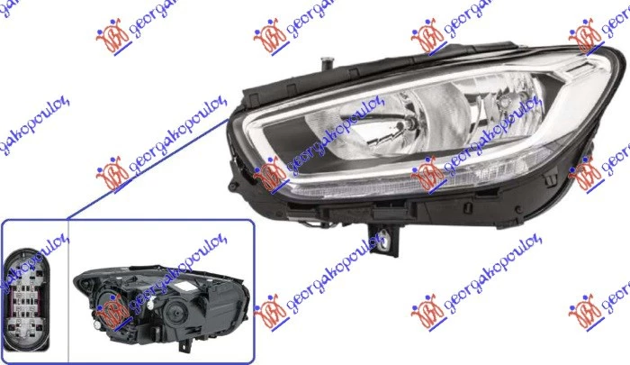 Mercedes b class (w247) 19- FAR EL.SA LED DRL(HELLA)