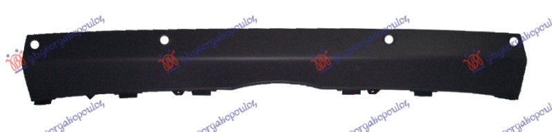 Mercedes sprinter 210-519 2013-2018 (w906) ZADNJI BRANIK CRNI (4 OTVORA ZA SENZORE)