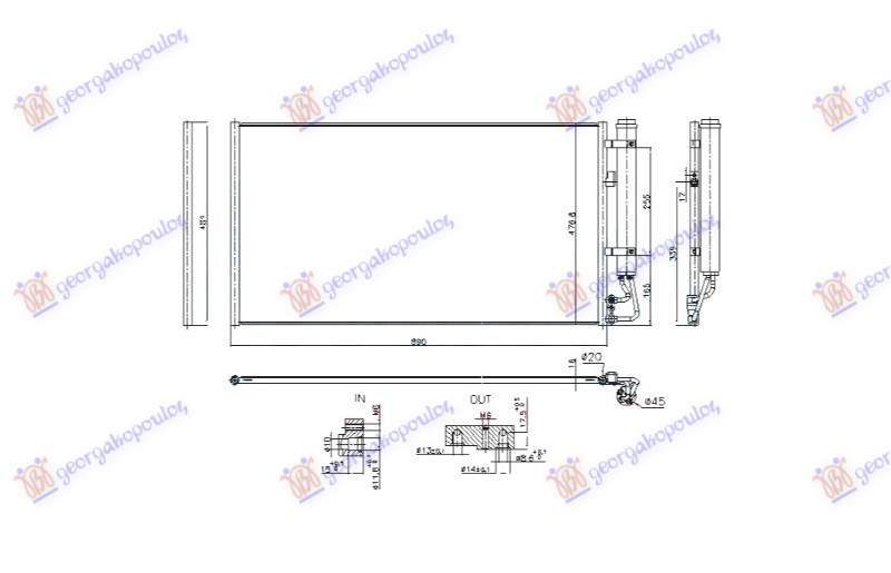 Mercedes sprinter (w907) 18- HLAD MOTORA 00- CDI MANUAL +/-AC