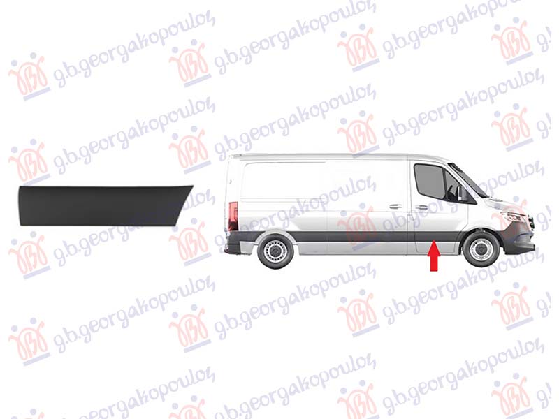 Mercedes sprinter 2018- (w907) LAJSNA PREDNJIH VRATA