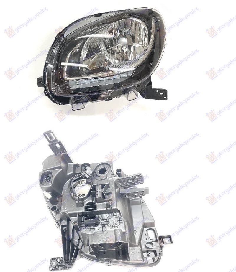 Smart fortwo 2014- (453) FAR SA LED DNEVNIM SVETLOM 19- (VALEO)