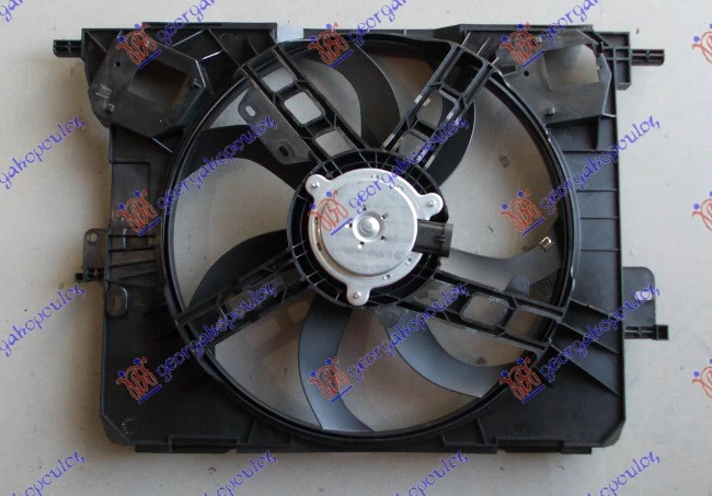 Smart fortwo 14- VENTILATOR KOMPLET 0.9-1.0 BENZ. (410mm)