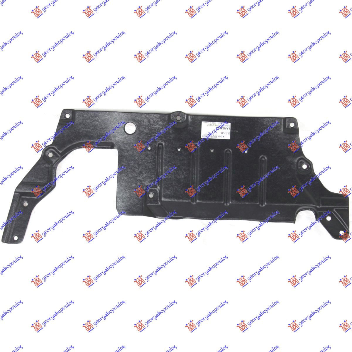 Mitsubishi outlander 2011-2013 (ggw/gfw/zl/zk) ZASTITA MOTORA ISPOD BRANIKA PLASTICNA