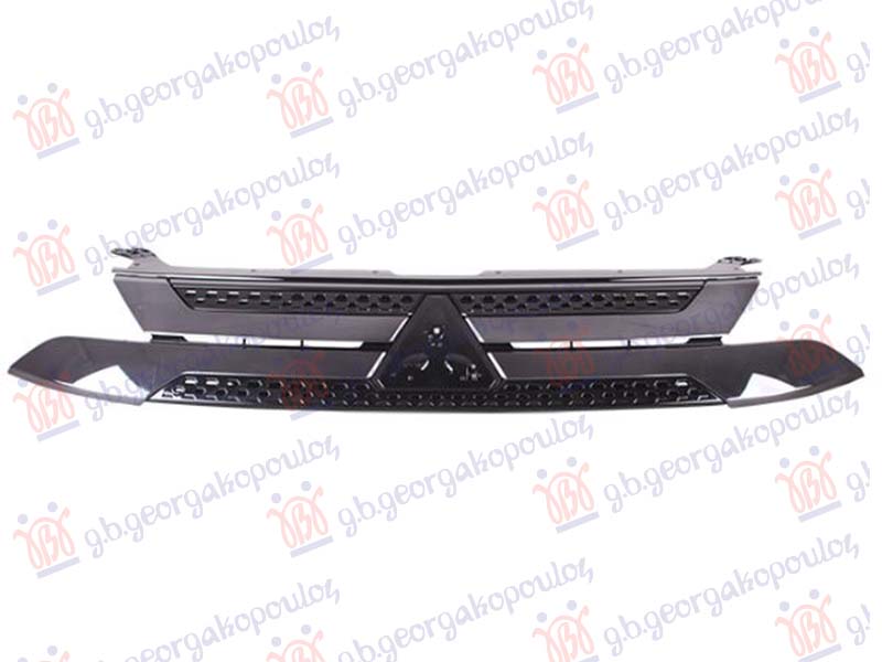 Mitsubishi outlander 2016-2020 (ggw/gfw/zl/zk) PVC MASKA SJAJ-CRNA/CRNA HIBRID 19-