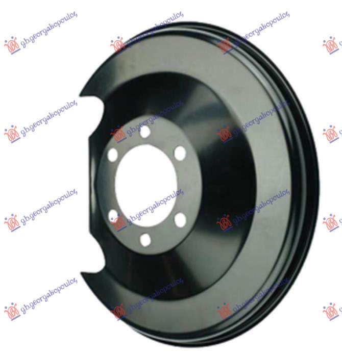 Mitsubishi outlander 2011-2013 (ggw/gfw/zl/zk) ZASTITA ZADNJEG KOCIONOG DISKA (PRECNIK ZASTITE 311/80mm)