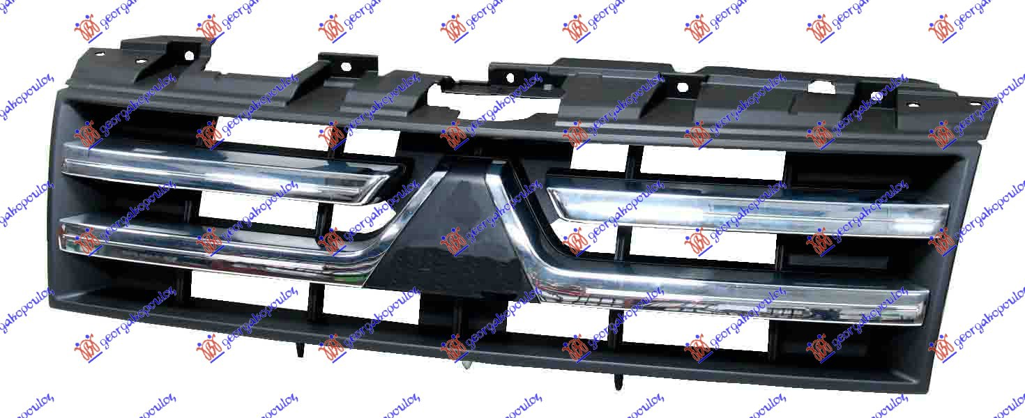 Mitsubishi pajero 07-12 PVC MASKA PM SA HROM LAJSNOM