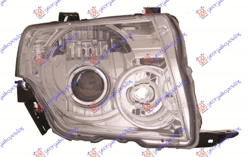 Mitsubishi pajero 07-12 FAR XENON (DEPO)