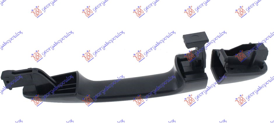 Mitsubishi p/u l200 2015-2019 (kj/kk/kl) KVAKA PREDNJIH (& ZADNJIH L=D) VRATA SPOLJASNJA CRNA