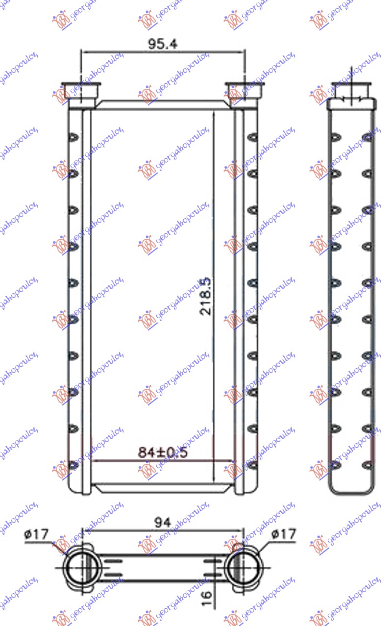 Mitsubishi space star 13-16 GREJAC KABINE (BR) (85x220x16)