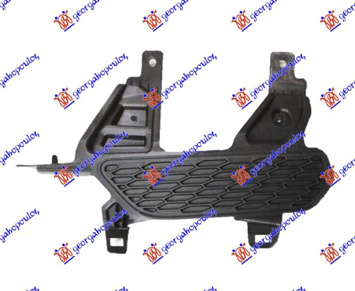 Nissan qashqai 2017-2021 (j11) RESETKA SPOJLERA PREDNJEG BRANIKA (BEZ MAGLENKE)