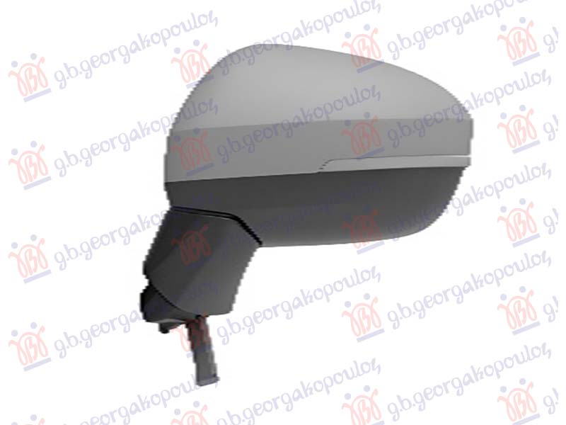 Nissan qashqai 2021-2024 (j12) RETROVIZOR ELEKTRICNI SA GREJACEM prajmer (MIGAVAC) (MRTAV UGAO) (9 PIN) (KONVEKSNO STAKLO)