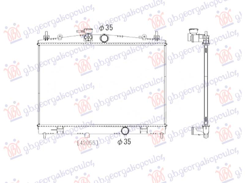 Nissan juke 2010-2015 (f15) HLADNJAK MOTORA 1.6 BENZIN/GAS (MAN/AUTO) (652x388) (NRF)
