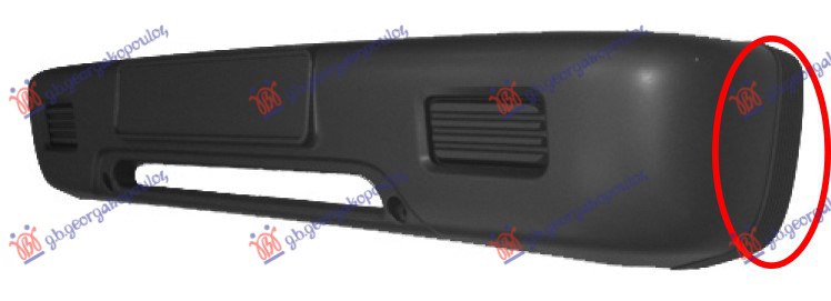 Nissan cabstar 2000-2007 (tl/vl) PREDNJI BRANIK 2003- (A KVALITET) (neofarban)