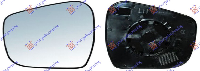 Nissan p/u navara np300 2wd-4wd 2015-2025 (d23) STAKLO RETROVIZORA (KONVEKSNO)