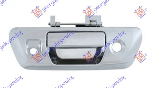 Nissan p/u navara np300 2wd-4wd 2015-2025 (d23) KVAKA GEPEK VRATA HROM (SA RUPOM ZA KLJUC) (SA RUPOM ZA KAMERU)