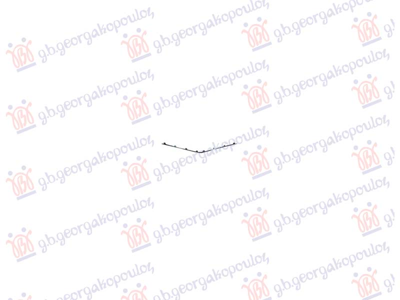 Opel astra l 2021- (ov5) LAJSNA PVC MASKE DONJA CENTRALNA HROM