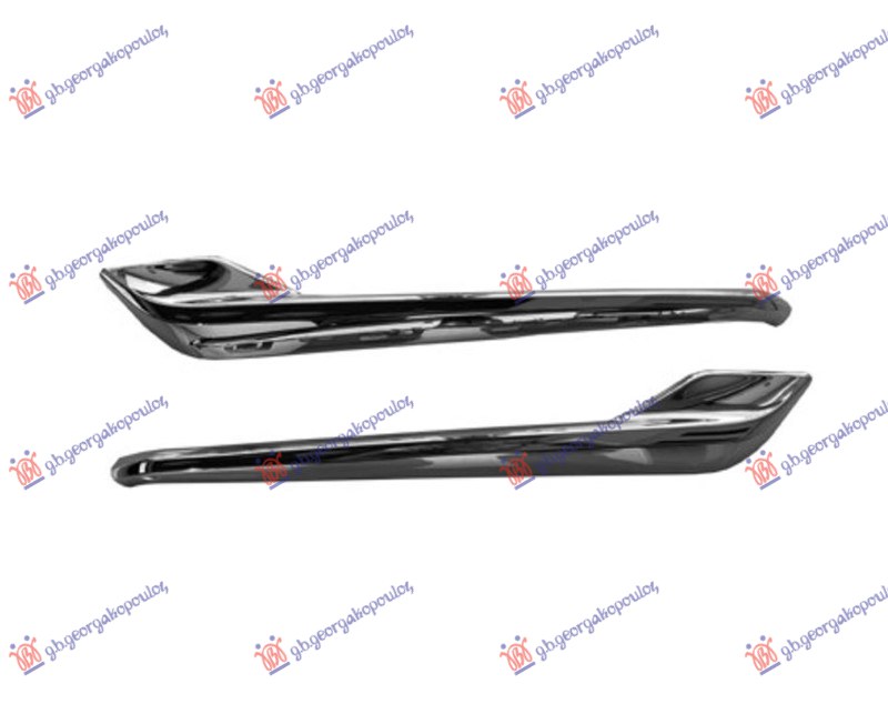 Opel combo 2018-2024 (x12) LAJSNA PVC MASKE HROM (SET)