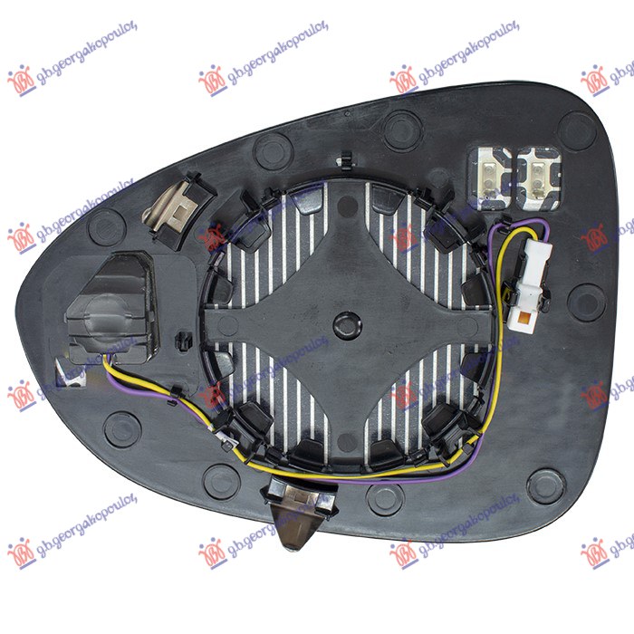 Opel zafira tourer 2011-2016 (p12) STAKLO RETROVIZORA SA GREJACEM (MRTAV UGAO) (KONVEKSNO)