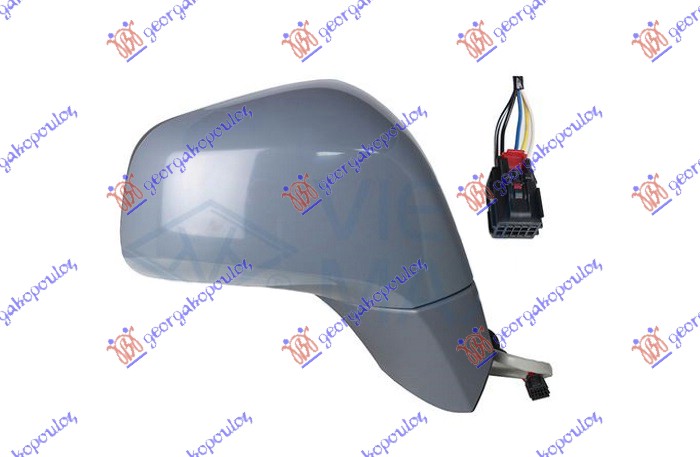 Opel mokka x 2016-2020 (j13) RETROVIZOR ELEKTRICNI SA GREJACEM PM (5 PIN) NOSAC PM (KONVEKSNO STAKLO)