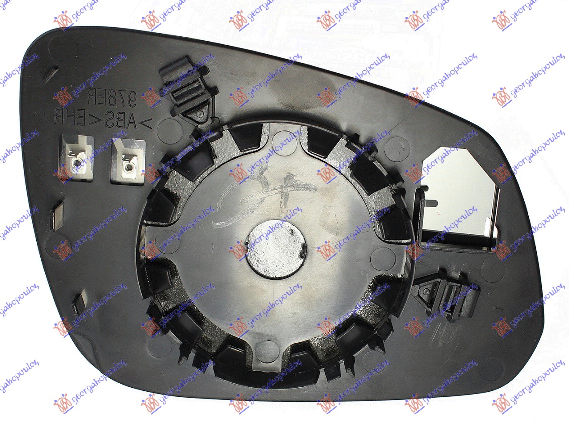 Opel karl 15- STAKLO RETROVIZORA SA GREJACEM (KONVEKSN