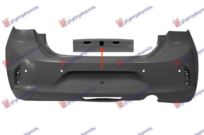 Opel corsa f 2019-2023 (p2j0) ZADNJI BRANIK PM (6 PDC SENZORI) (KAMERA) (A KVALITET)
