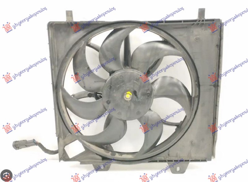 Peugeot 2008 19-23 VENTILATOR KOMPLET 1.2 BENZIN / 1.5 DIZEL (363mm) (NISSENS)