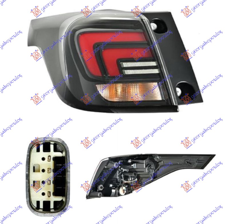 Opel crossland 20- STOP LAMPA SPOLAJSNJA CELA LED (HELLA)