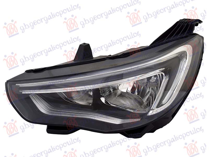 Opel grandland x 2017- (a18/p1uo) FAR ELEKTRICNI (SA LED SNEVNIM SVETLOM) (TYC)