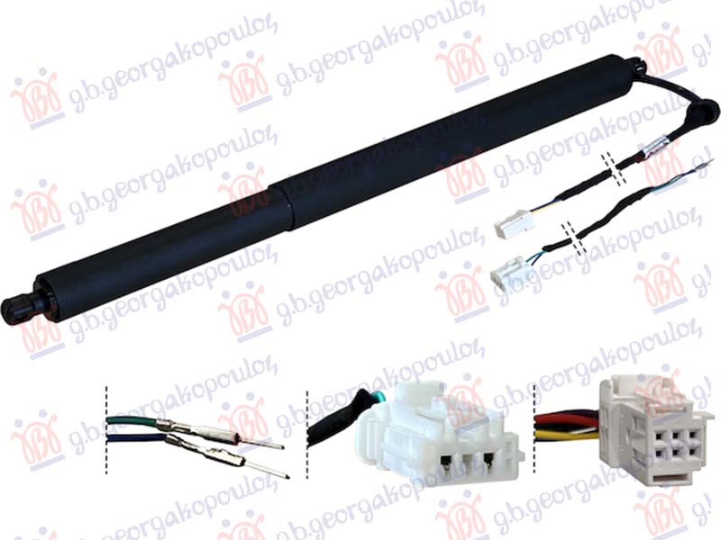 Peugeot 3008 ii 2021-2024 (mc/mr/mj/m4) AMORTIZER GEPEK VRATA ELEKTRICNI (6+2 PIN)