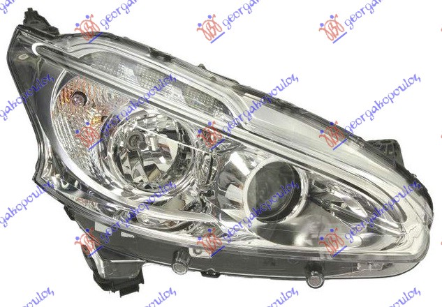 Peugeot 208 i 2012-2015 (ca/cc) FAR ELEKTRICNI (H1/H7) SA LED DNEVNIM SVETLOM (VALEO)