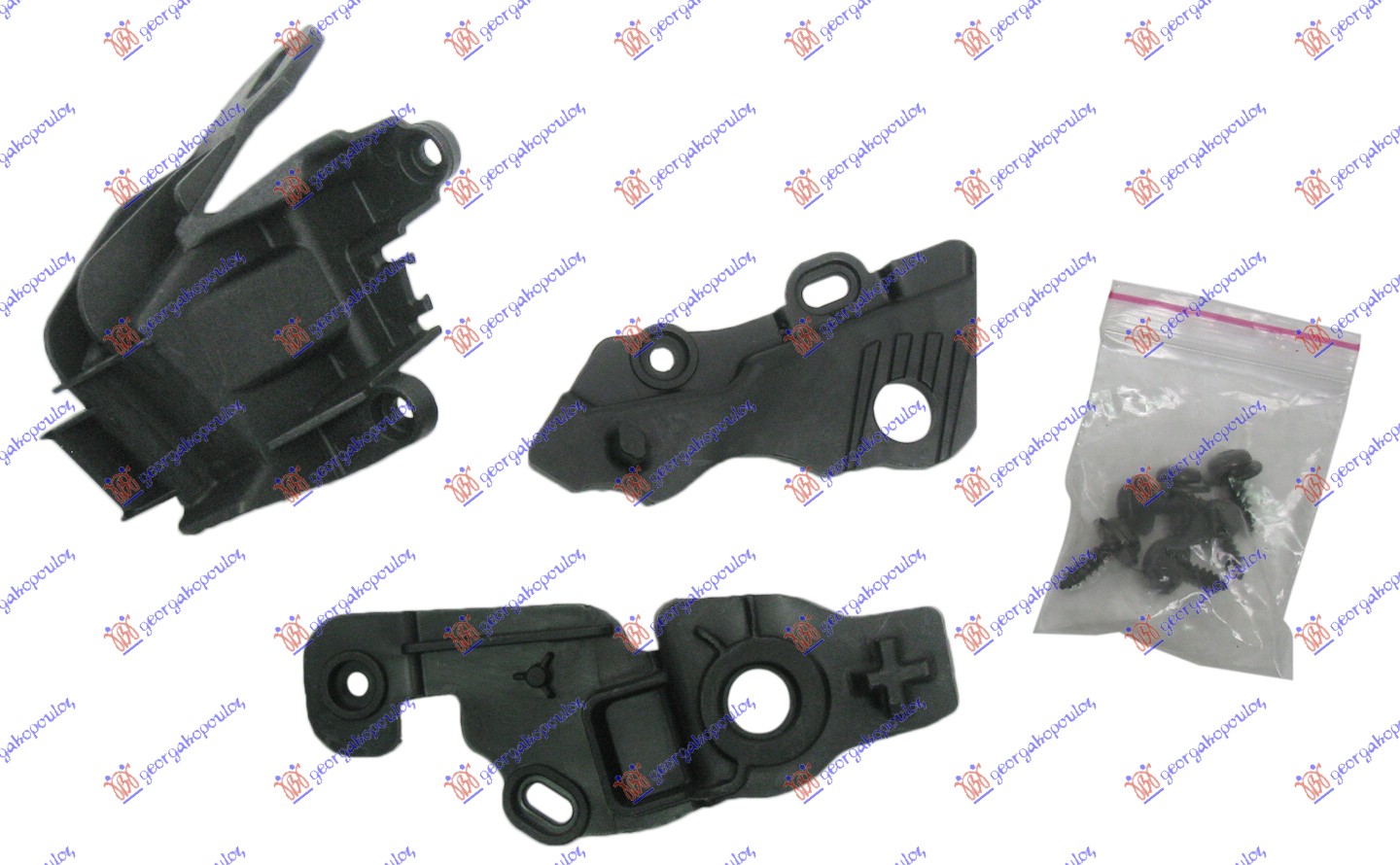 Peugeot 208 15-19 NOSAC FARA PLASTICNI (SET 3 KOM)