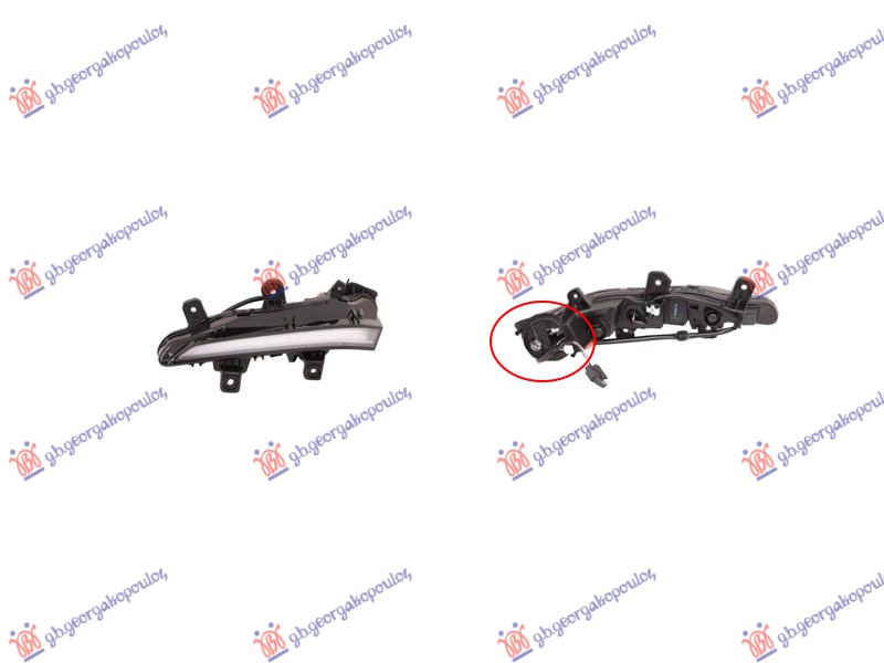 Peugeot 208 ii 2019-2023 (ub/up/uw/uj) DNEVNO SVETLO LED